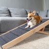 Dog Ramp, 32.6" Long and 11.8" Wide Wooden Folding Portable Pet Ramp