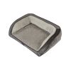 Gel Memory Foam Quilted Ortho Couch Dog Bed, Small, Grey